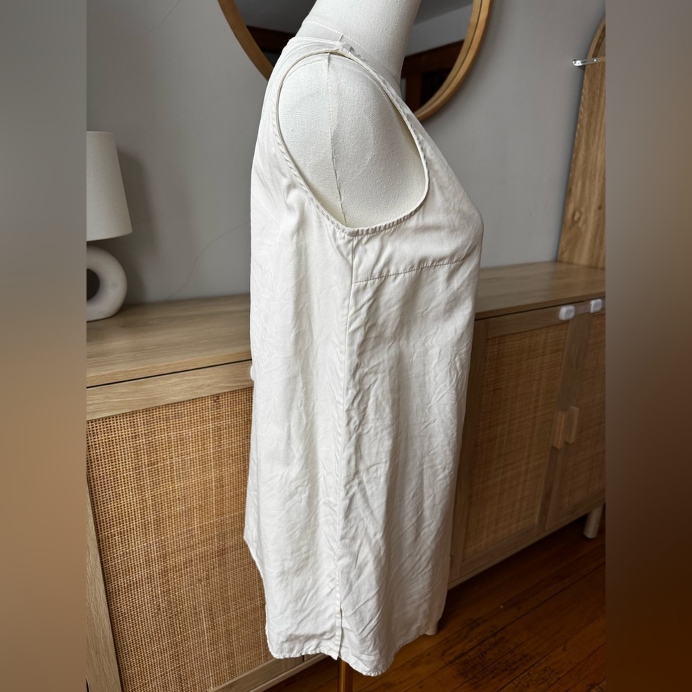 A.K.A. Eddie Bauer | Sleeveless Longline Silk Blend Top - Picture 3 of 6